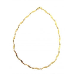 14Kt Yellow Gold Wave Design Necklace (24.80gr) 14Kt Yellow Gold Wave Design Necklace (24.80gr)